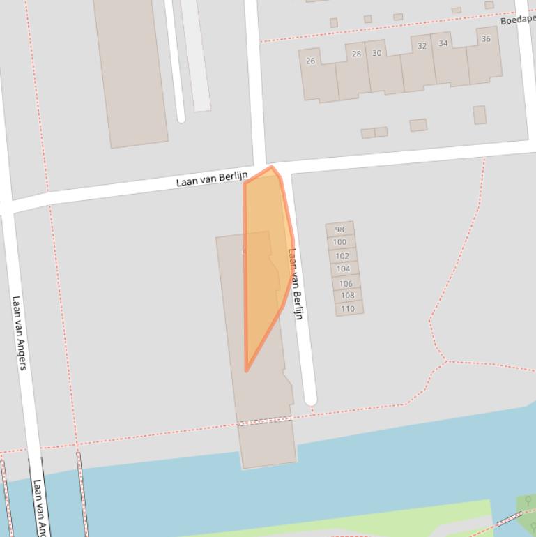 Kaart van postcodegebied 2034SN.