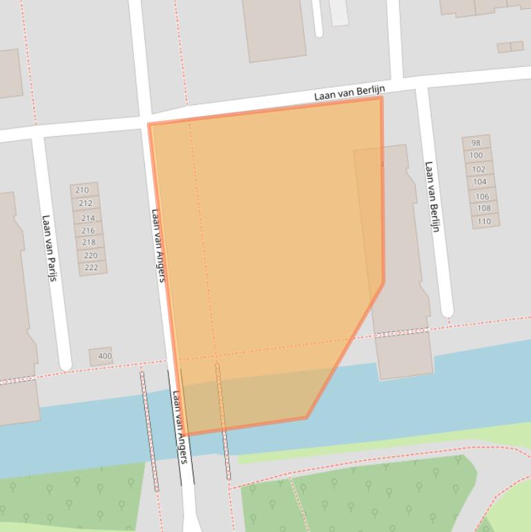 Kaart van postcodegebied 2034SP.