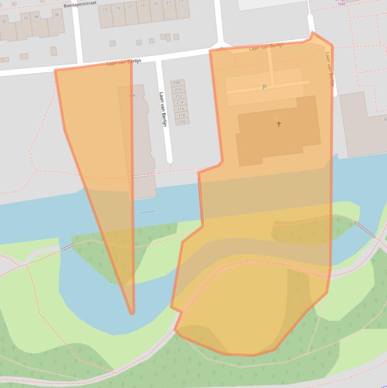 Kaart van postcodegebied 2034ST.