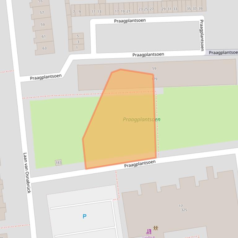 Kaart van postcodegebied 2034TX.