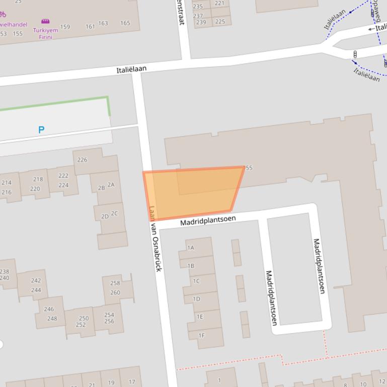 Kaart van postcodegebied 2034VR.