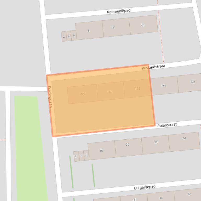 Kaart van postcodegebied 2034XE.