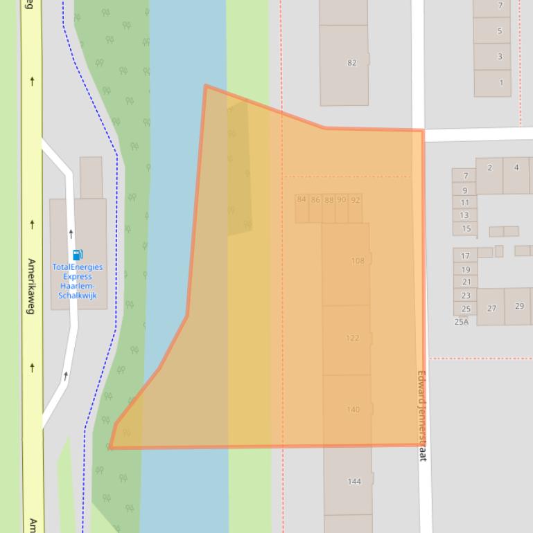 Kaart van postcodegebied 2035ER.