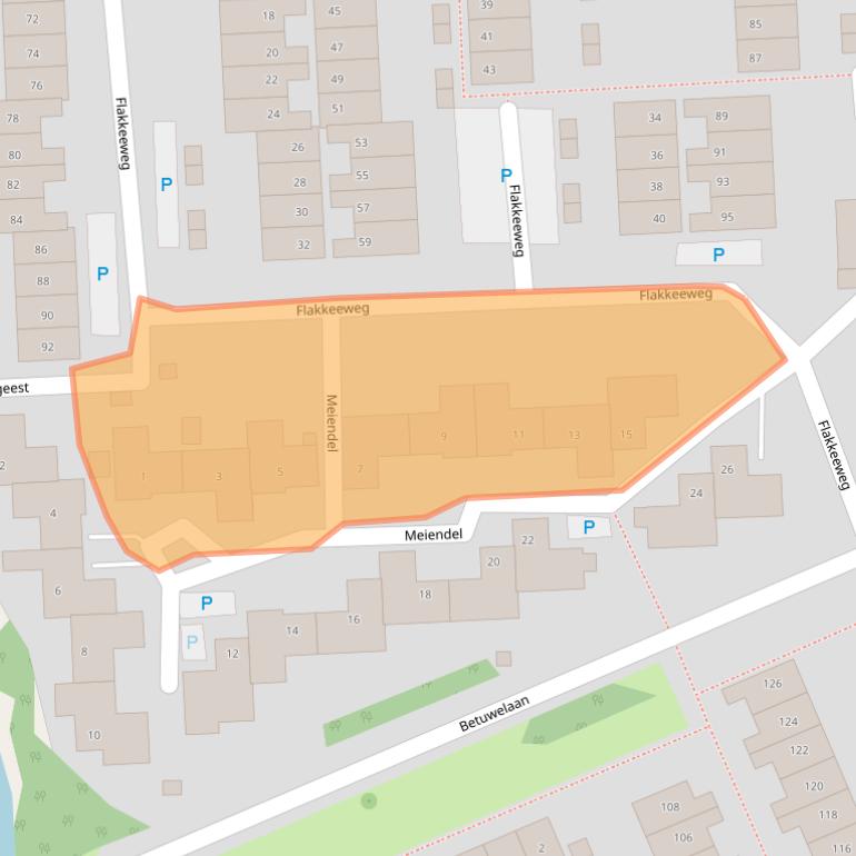 Kaart van postcodegebied 2036HN.