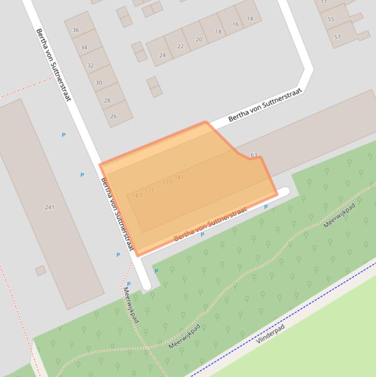 Kaart van postcodegebied 2037LH.