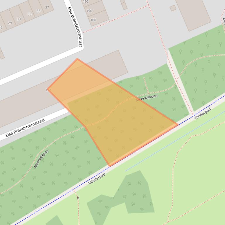 Kaart van postcodegebied 2037LT.