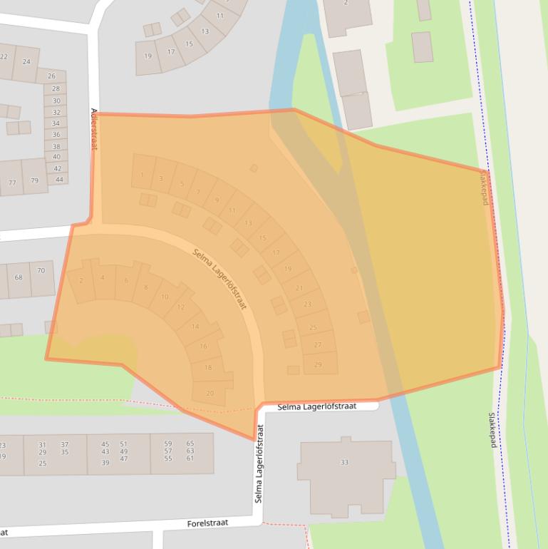 Kaart van postcodegebied 2037MH.