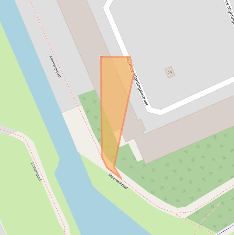 Kaart van postcodegebied 2037NH.