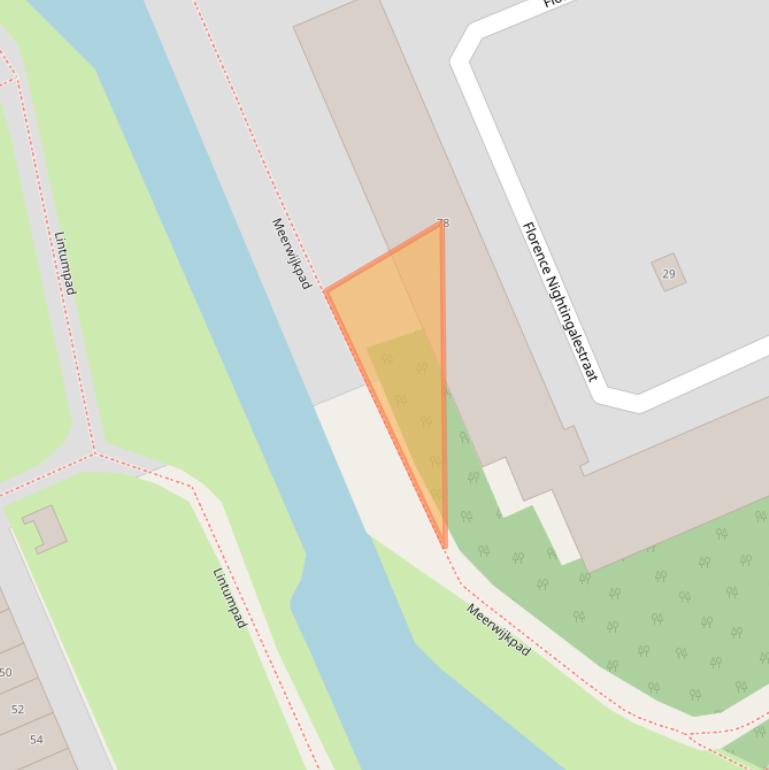 Kaart van postcodegebied 2037NJ.