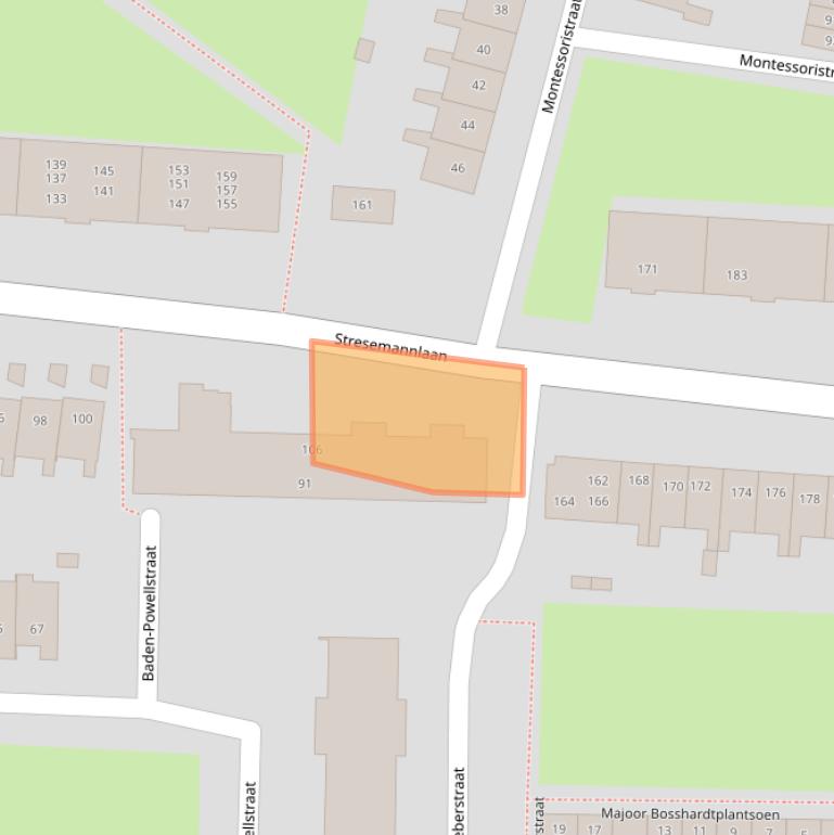 Kaart van postcodegebied 2037TM.