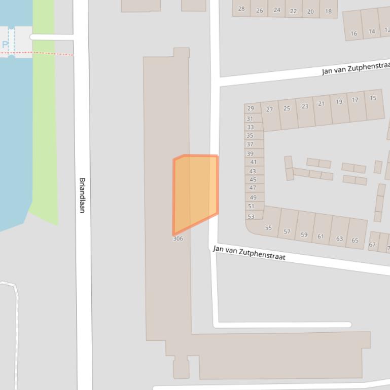 Kaart van postcodegebied 2037VH.