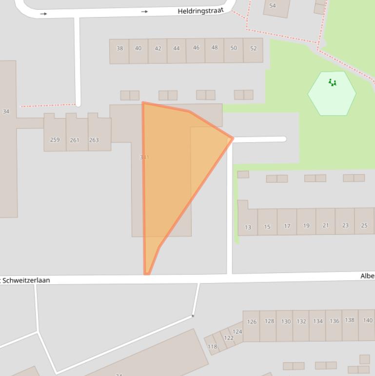 Kaart van postcodegebied 2037XM.