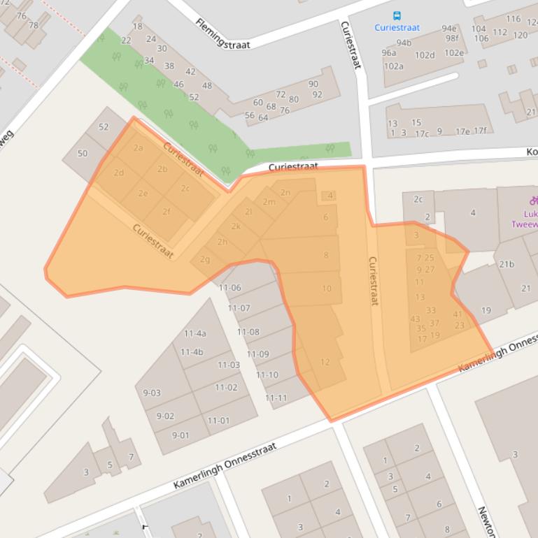 Kaart van postcodegebied 2041CD.