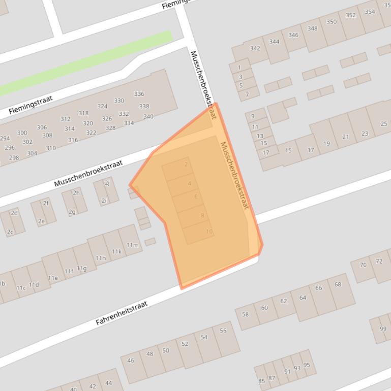 Kaart van postcodegebied 2041CP.