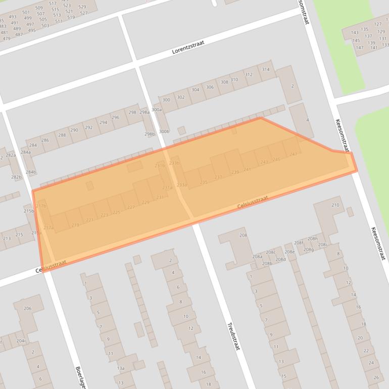 Kaart van postcodegebied 2041TJ.
