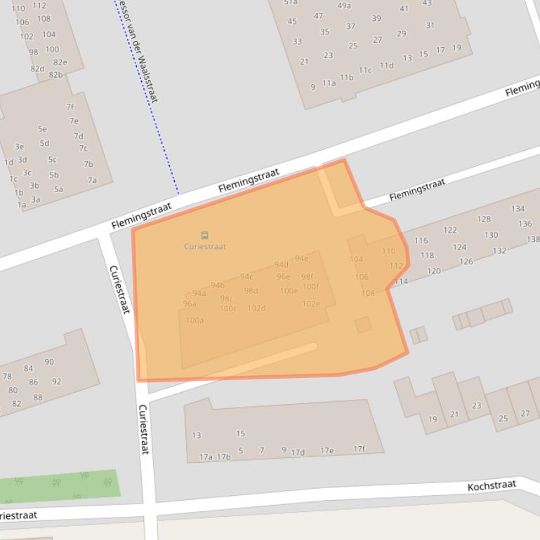 Kaart van postcodegebied 2041VL.