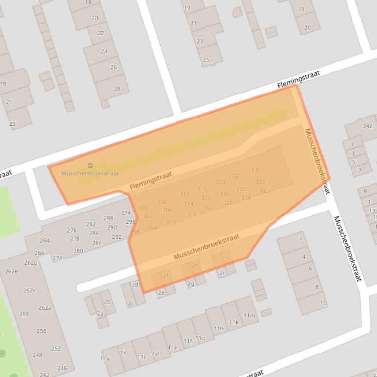 Kaart van postcodegebied 2041VS.