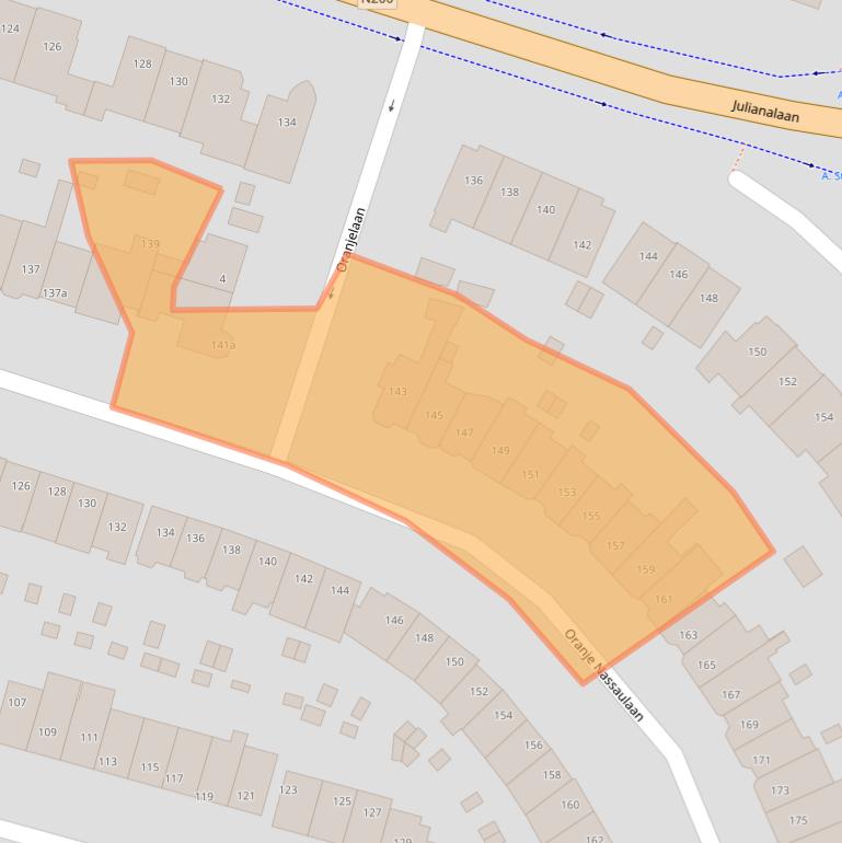 Kaart van postcodegebied 2051HM.