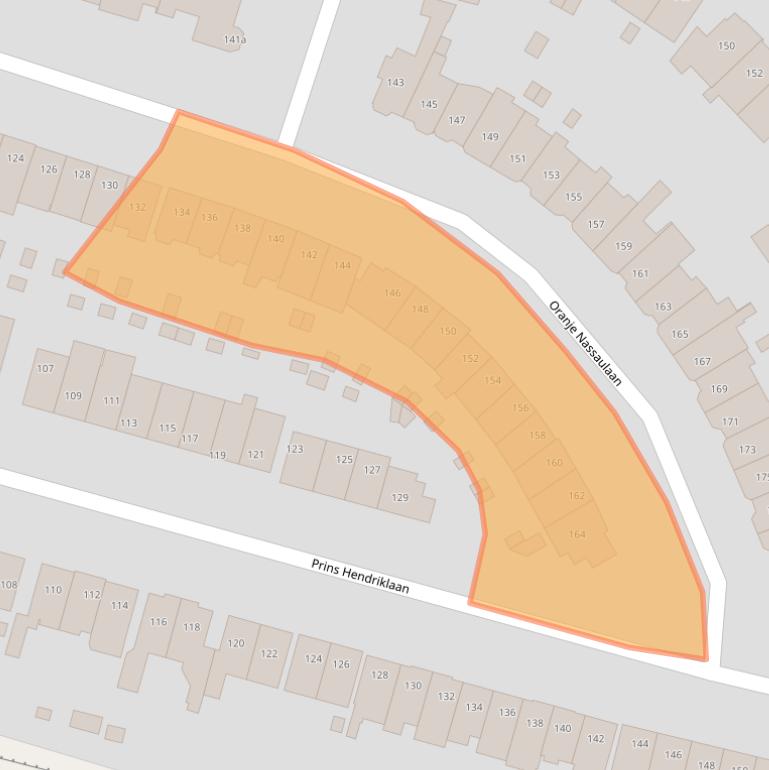 Kaart van postcodegebied 2051HV.