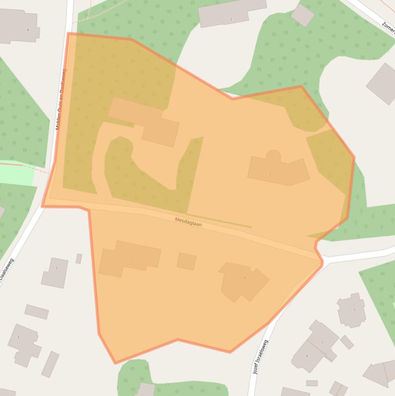 Kaart van postcodegebied 2061AK.