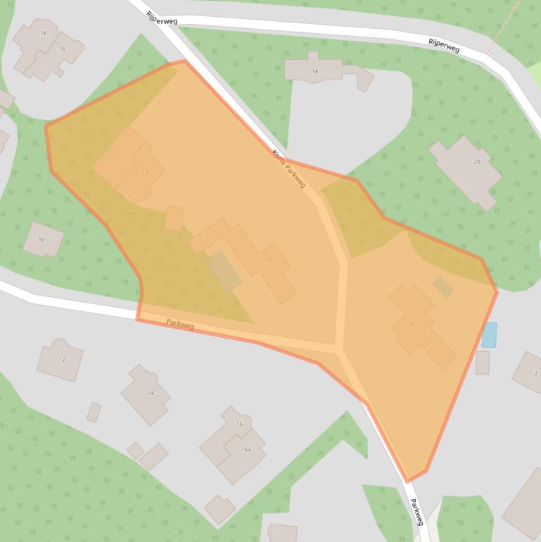 Kaart van postcodegebied 2061BL.