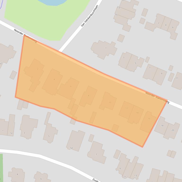 Kaart van postcodegebied 2061HH.