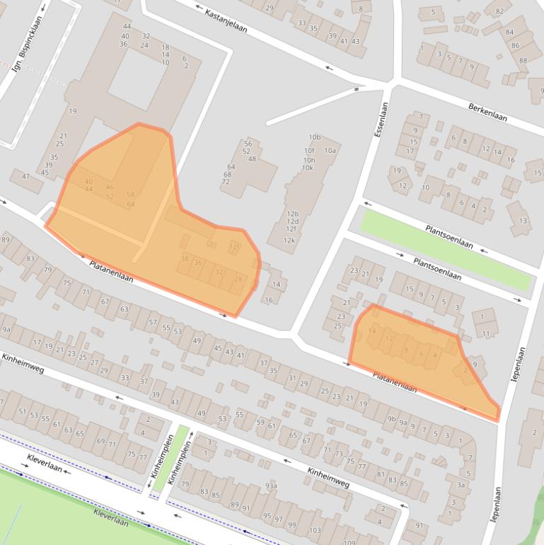 Kaart van postcodegebied 2061TT.