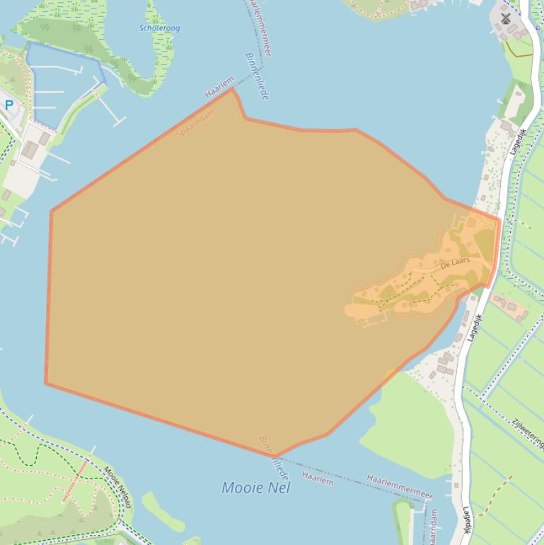 Kaart van postcodegebied 2064JZ.