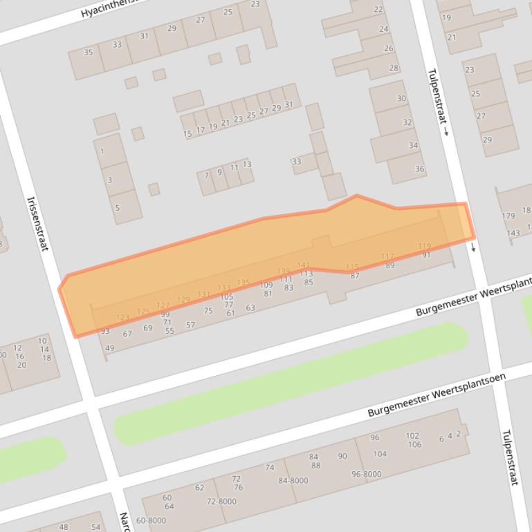 Kaart van postcodegebied 2071PD.