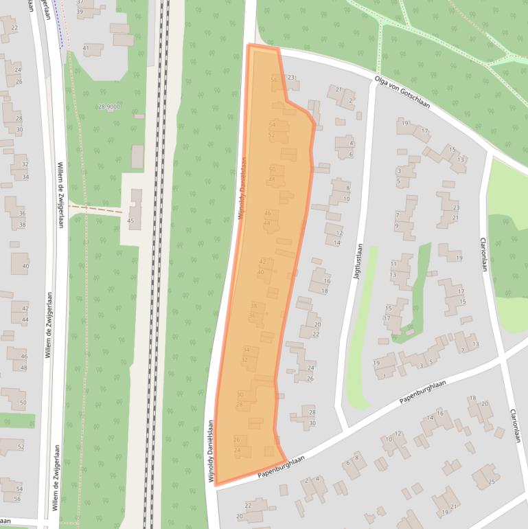 Kaart van postcodegebied 2082HD.