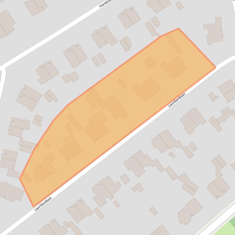 Kaart van postcodegebied 2082HG.