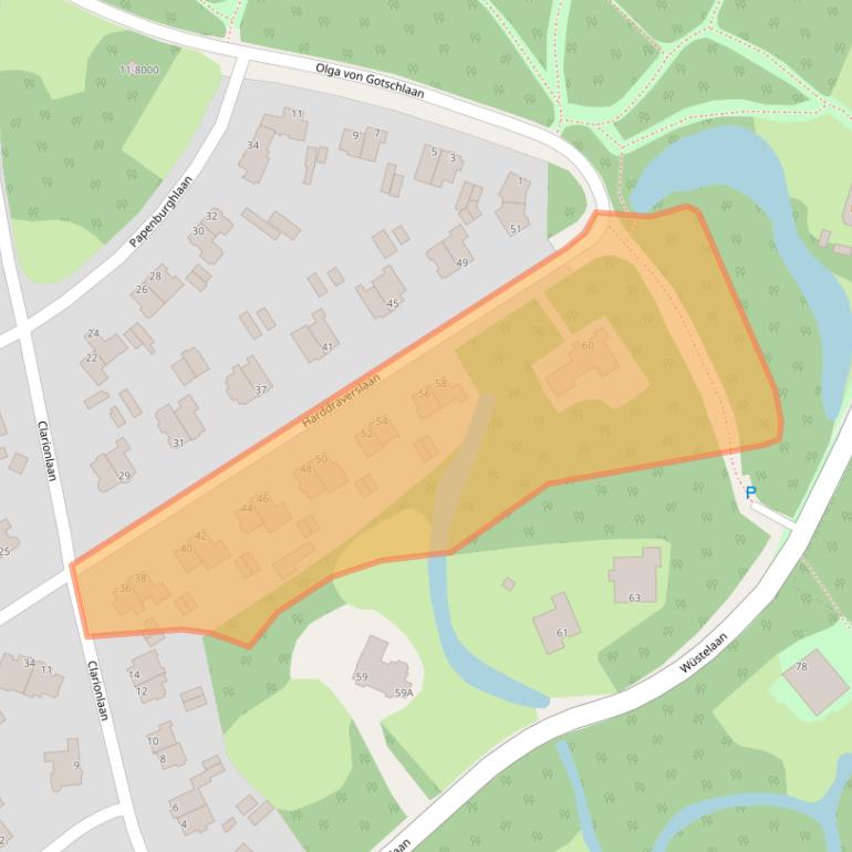 Kaart van postcodegebied 2082HN.