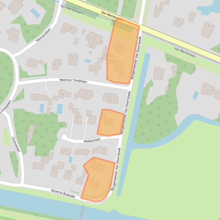 Kaart van postcodegebied 2101GN.