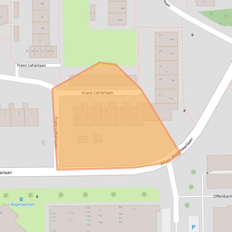 Kaart van postcodegebied 2102GN.