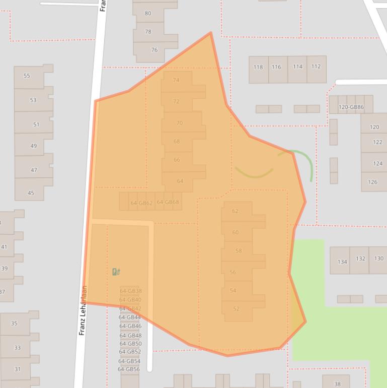 Kaart van postcodegebied 2102GS.