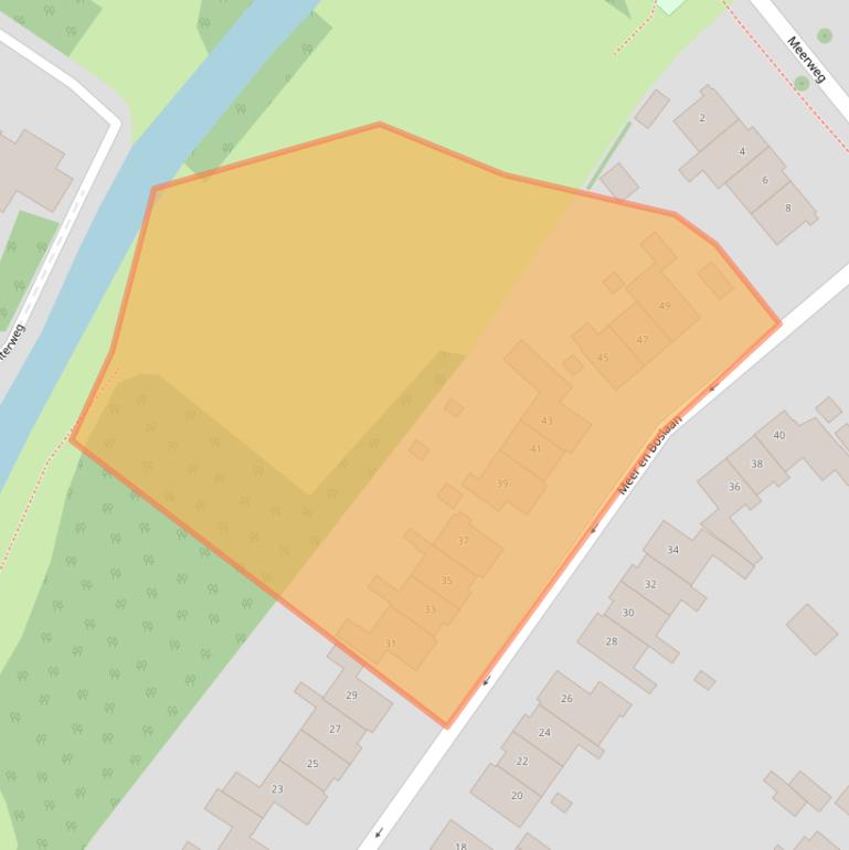 Kaart van postcodegebied 2103VN.