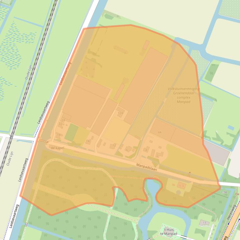 Kaart van postcodegebied 2105MA.