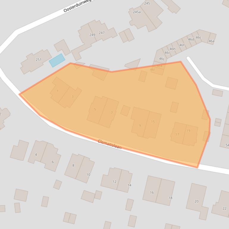 Kaart van postcodegebied 2111BD.