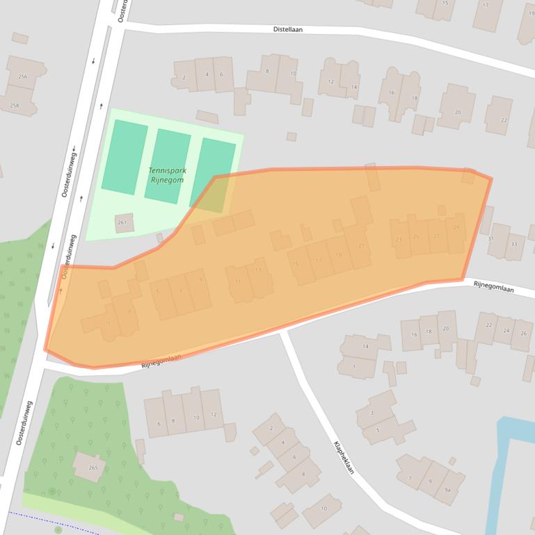 Kaart van postcodegebied 2111XL.