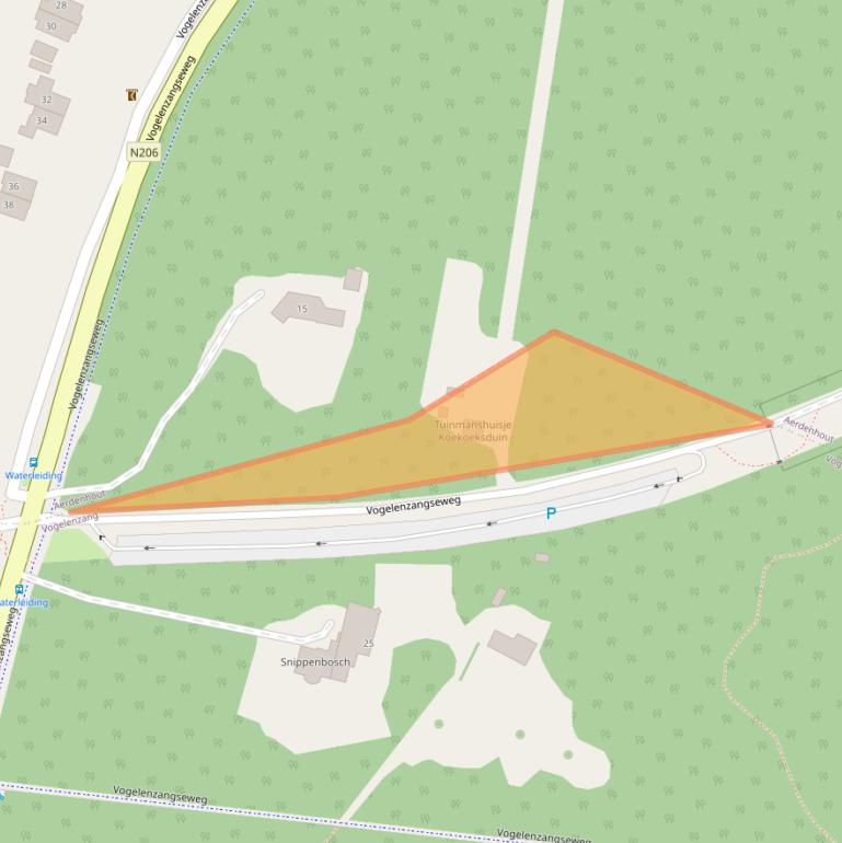 Kaart van postcodegebied 2114BA.