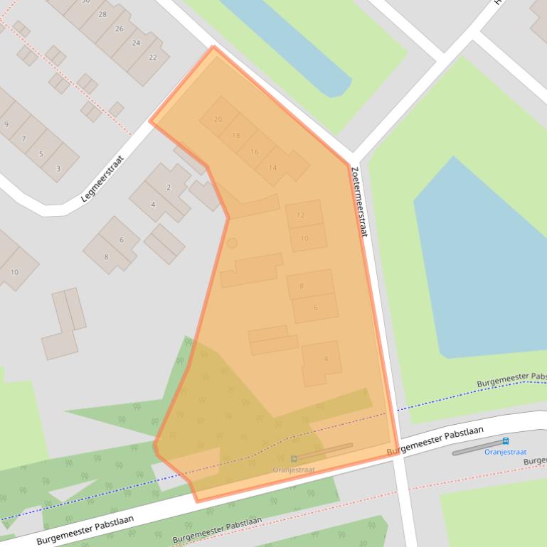 Kaart van postcodegebied 2131DS.