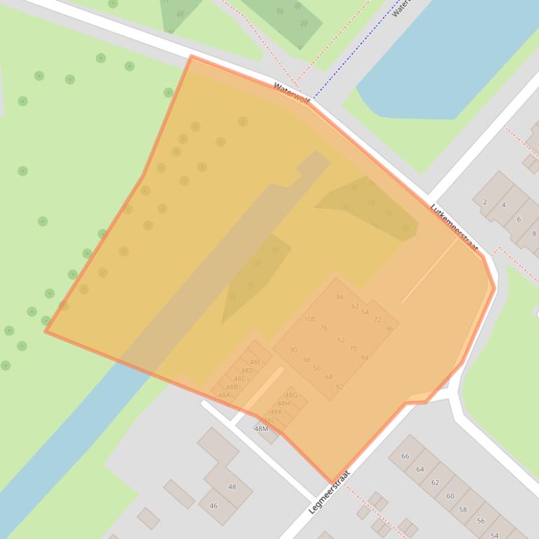 Kaart van postcodegebied 2131DX.