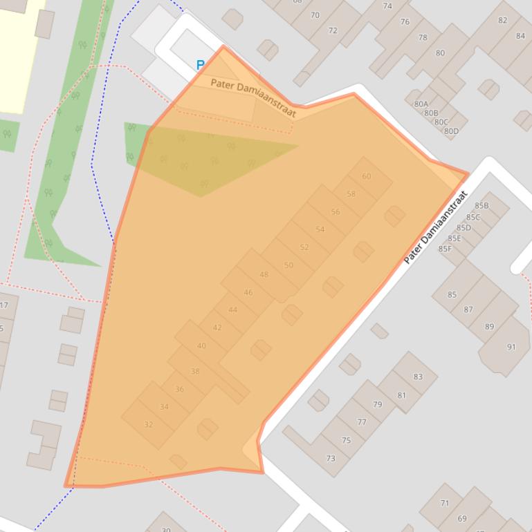 Kaart van postcodegebied 2131EL.