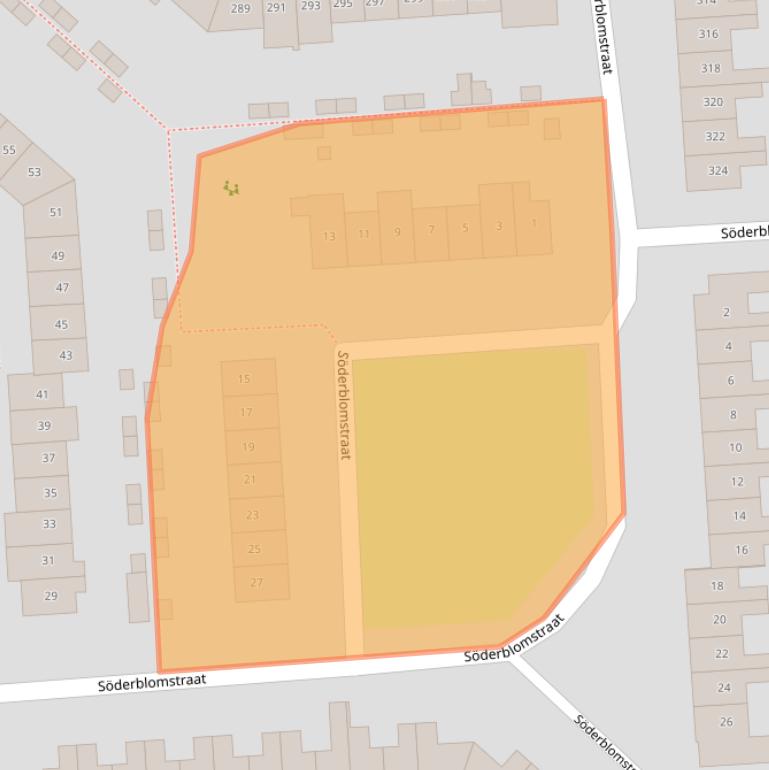 Kaart van postcodegebied 2131GA.