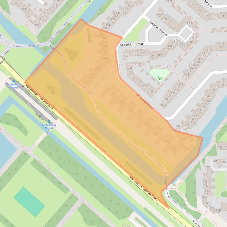 Kaart van postcodegebied 2131GN.