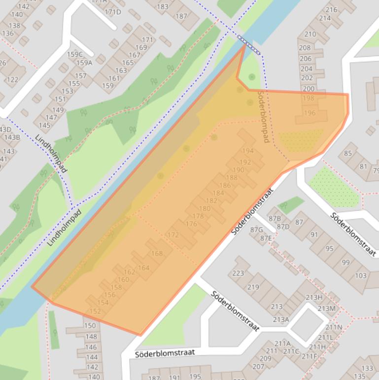 Kaart van postcodegebied 2131GP.
