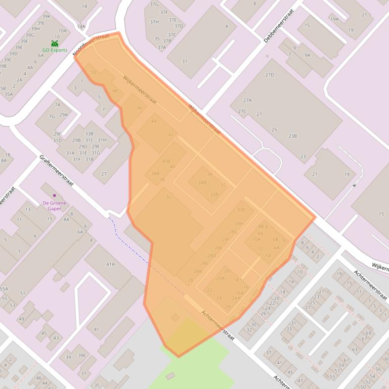 Kaart van postcodegebied 2131HA.