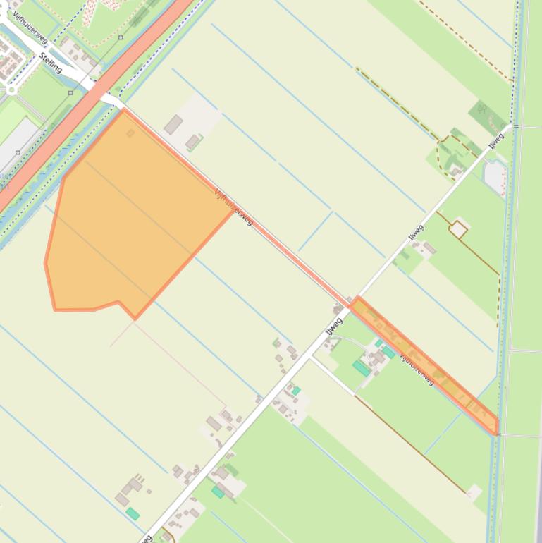 Kaart van postcodegebied 2131LN.