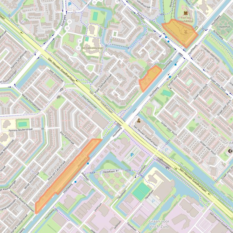 Kaart van postcodegebied 2131MA.