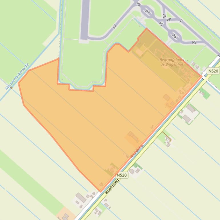 Kaart van postcodegebied 2131MS.